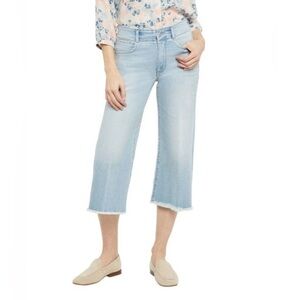NYDJ Brigitte High Rise Wide Leg Cropped Jeans-size 18W